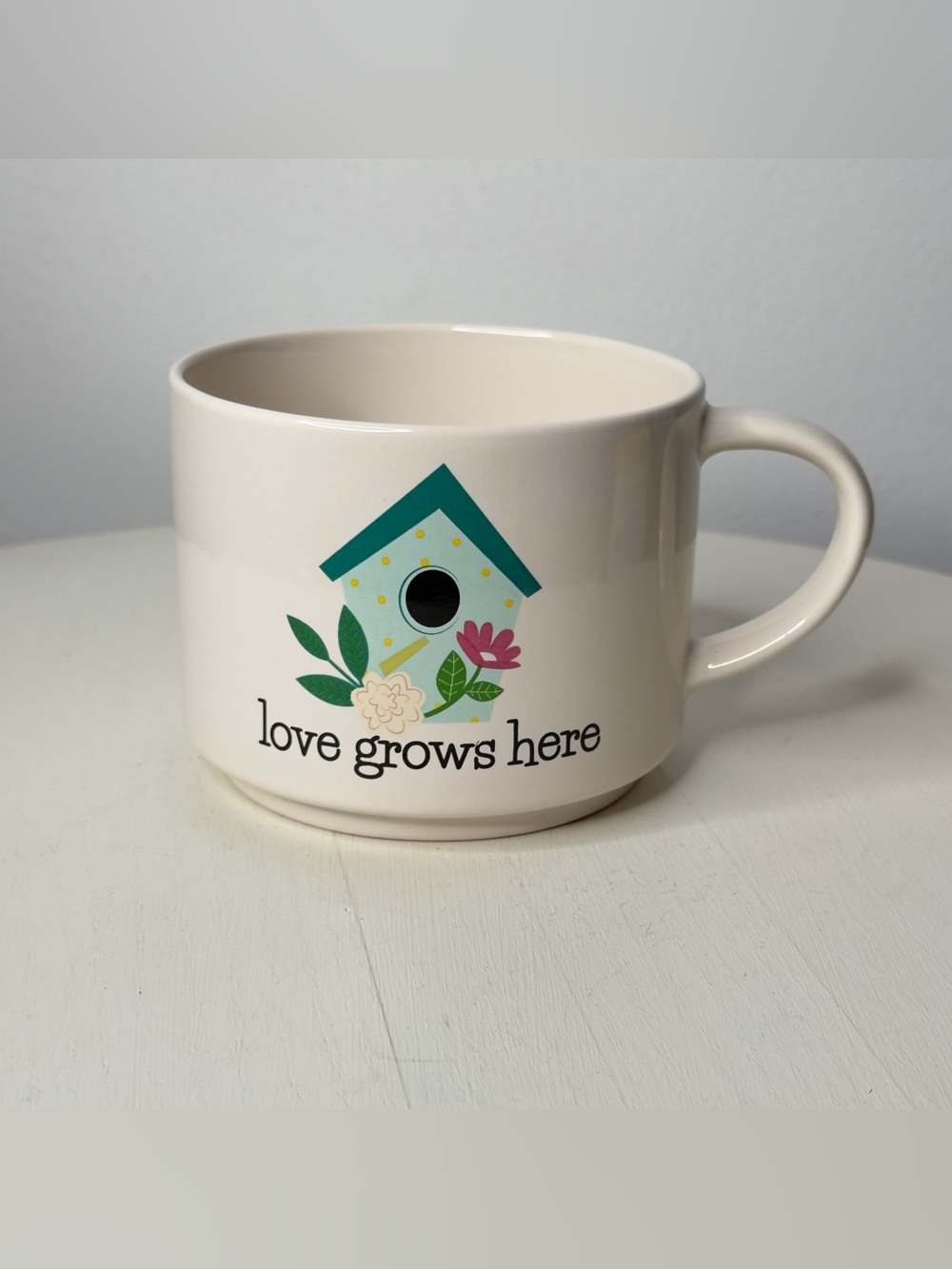 Boston Warehouse Love Grows Here Mug